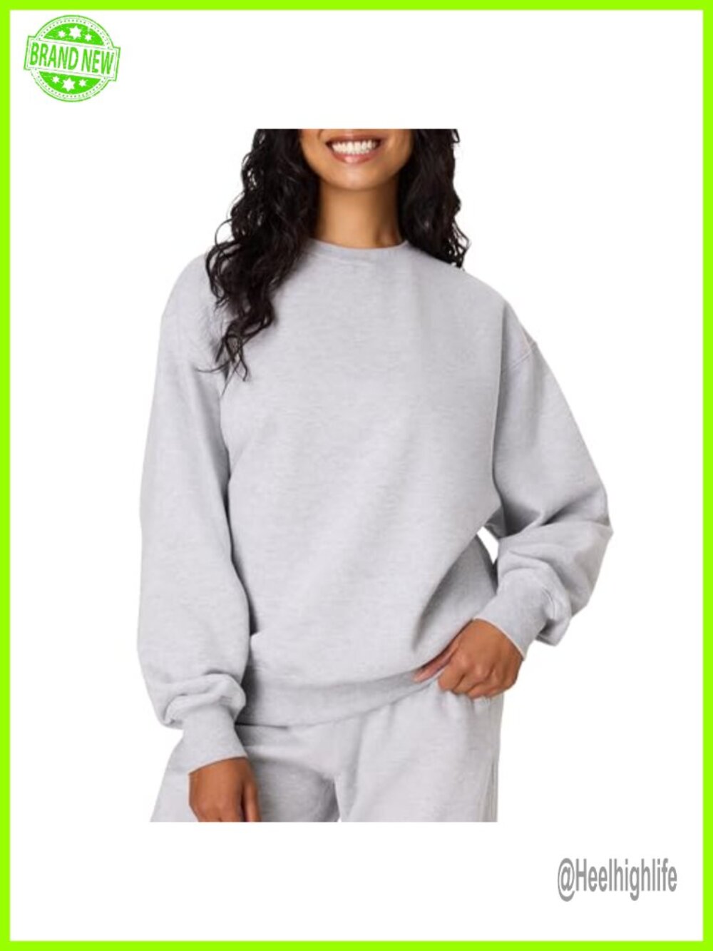 Hanes Originals Fleece Sweatshirt Midweight Relaxed Fit Crew Neck Pullover